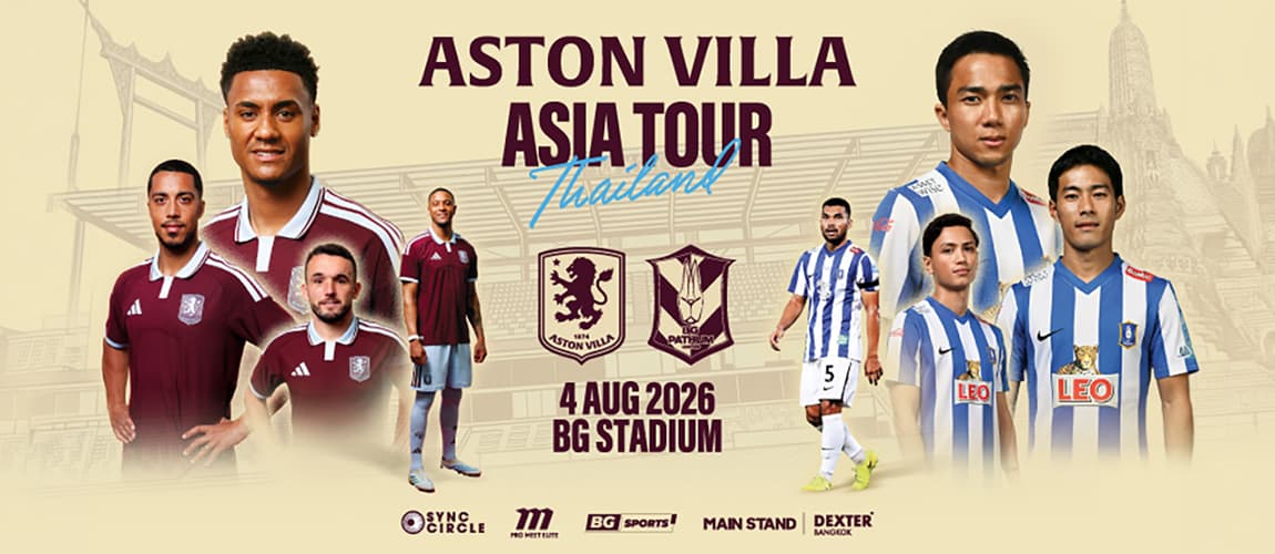 Aston Villa to Face BG Pathum United in Bangkok