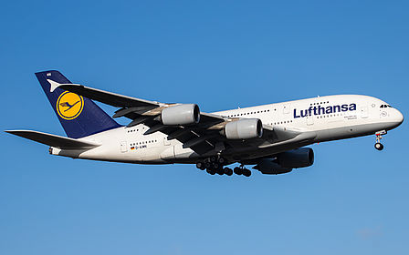 Lufthansa A380 Bangkok one