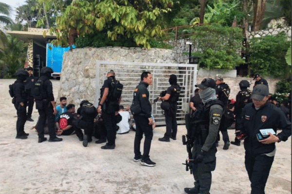 Foreign nationals detained in Phuket villa raid