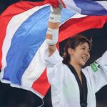 Panipak Tennis of Thailand win's another gold medal in taekwondo