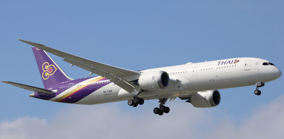 Thai Airways 787 order bangkok one Feb 9 2024