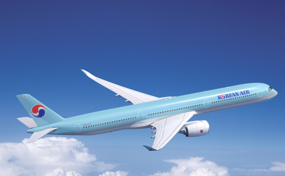 Korean Air confirms orders for 27 A350-100 and 6 A350-900