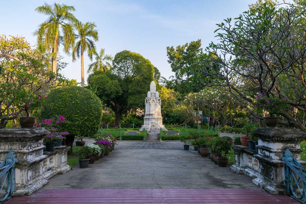 Green spaces in Bangkok – historic entrance gate of Saranrom Park