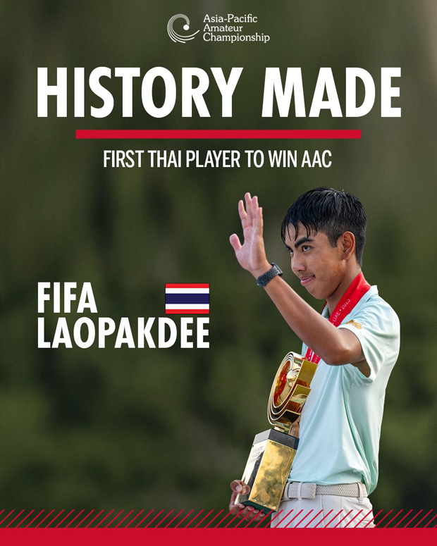 Thai Amateur Clinches Victory, Secures Places in Masters and Open Championship