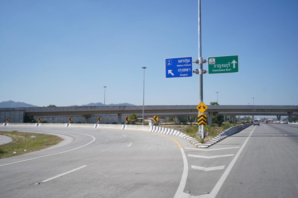 New Tollway between Bangkok and Kanchanaburi coming