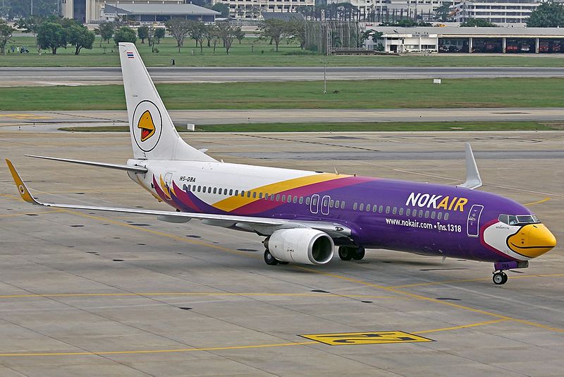 Nok Air 737-800 Bangkok one