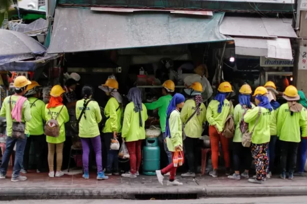 Labor workers Bangkok one