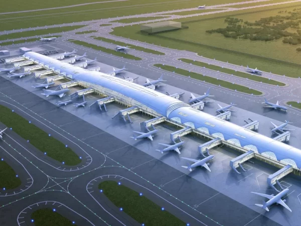 Passenger handling area will increase with new terminal.