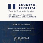 Thailand Cocktail Festival 2025 promotional banner with event dates