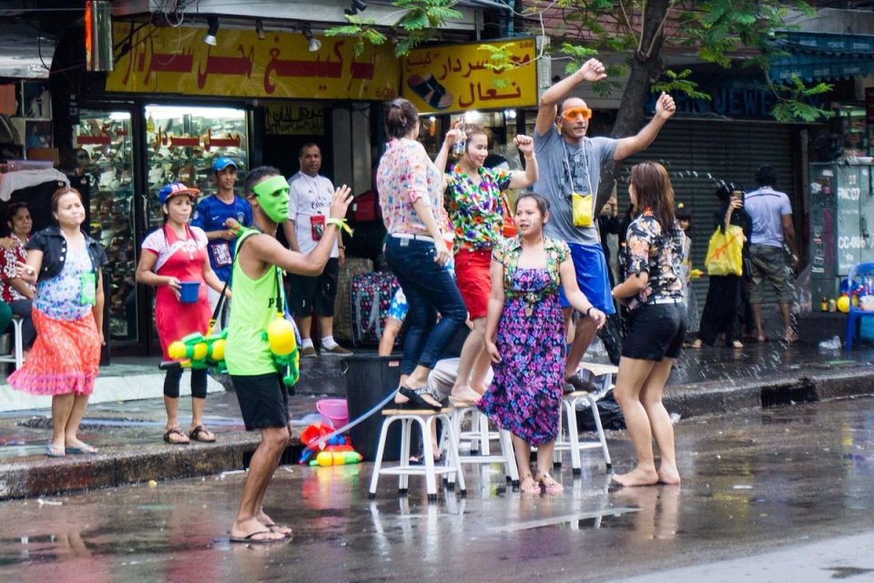 Songkran on Khao San Road